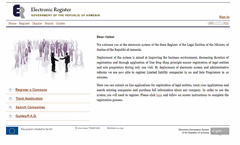 Electronic Register System of State Register Agency